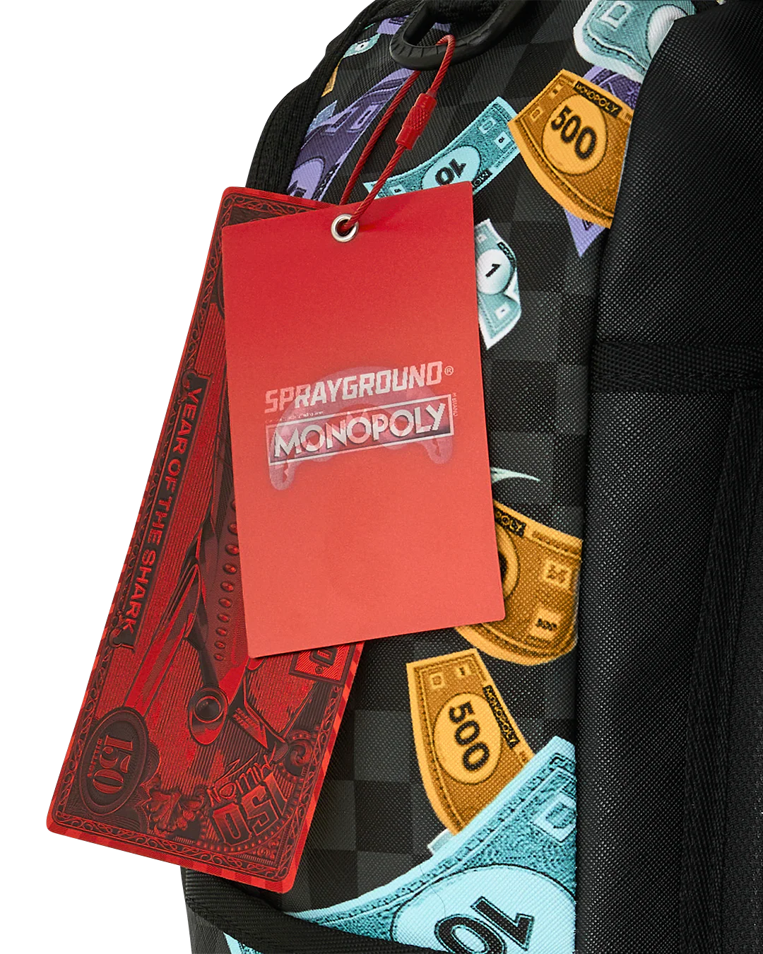 Monopoly Time To Go Backpack - Black Original