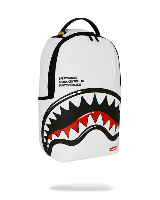 Shark Central Bubble Shark (Wht) Backpack - Black Original