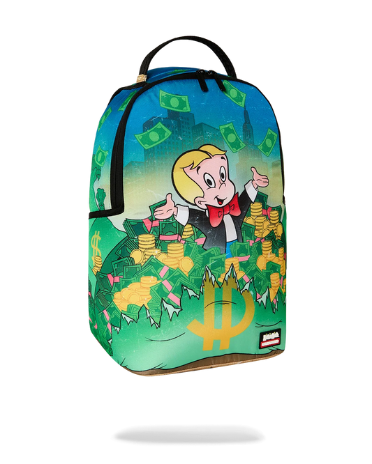 Richie Rich Shark Stacks Backpack - Black Original