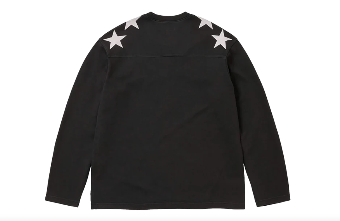 Playboy L/S Football Top SS26 Black