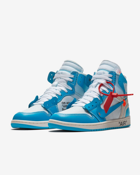 Tenis Nike Off White X Jordan 1 Retro High OG UNC - Black Original