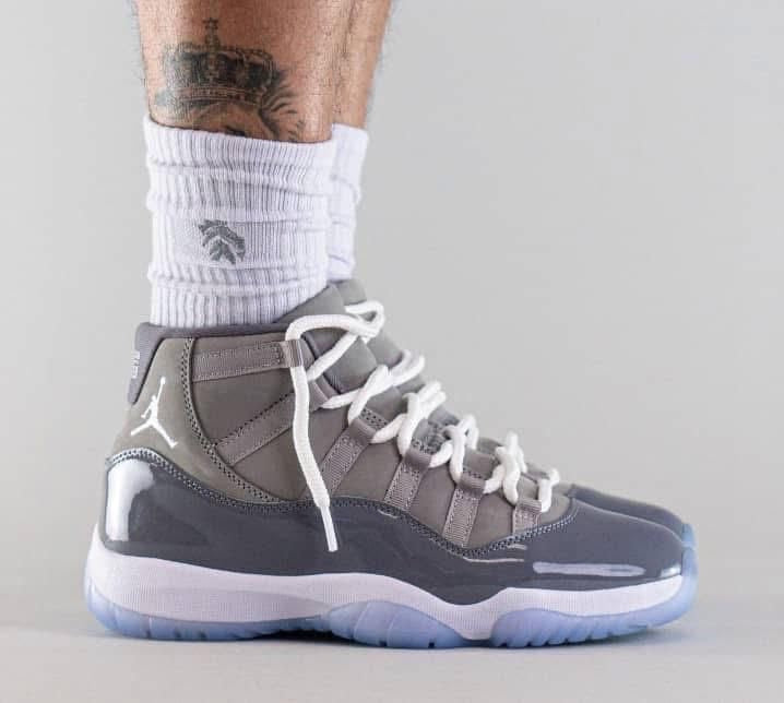 Custom Air Jordan 11 Retro  Cool Grey - Luxuryurbanwear
