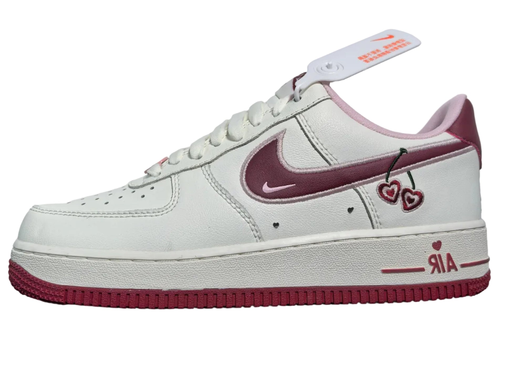 Custom Air Force 1'07 Low Valentine's Day - Luxuryurbanwear