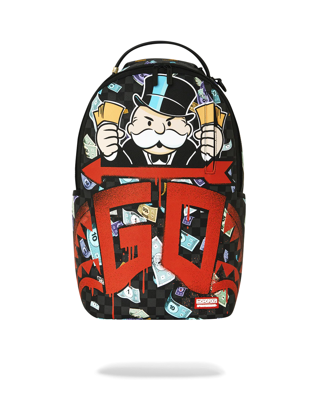 Monopoly Time To Go Backpack - Black Original