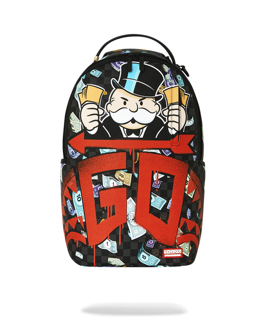 Monopoly Time To Go Backpack - Black Original