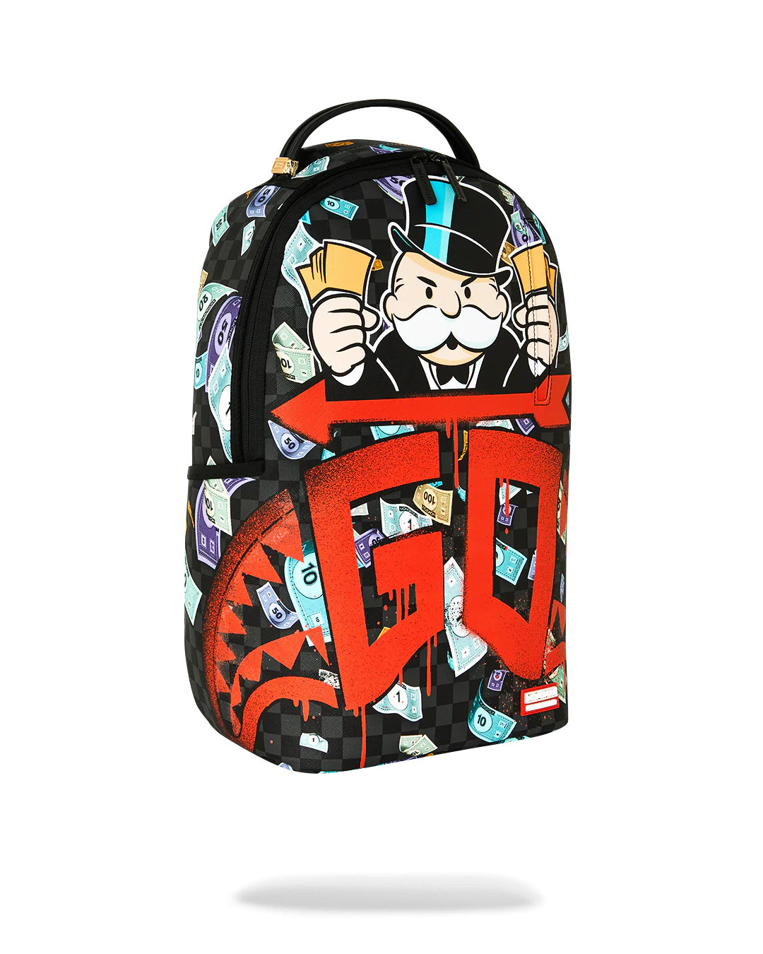 Monopoly Time To Go Backpack - Black Original