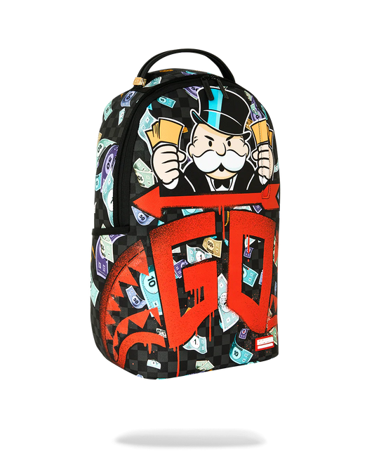 Monopoly Time To Go Backpack - Black Original