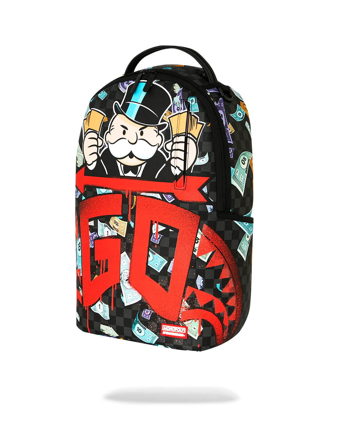 Monopoly Time To Go Backpack - Black Original