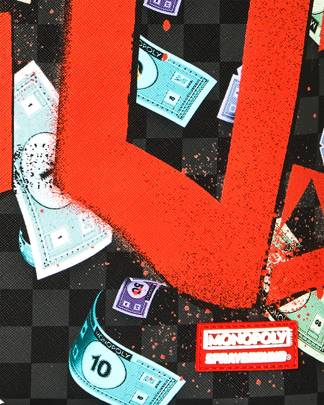 Monopoly Time To Go Backpack - Black Original