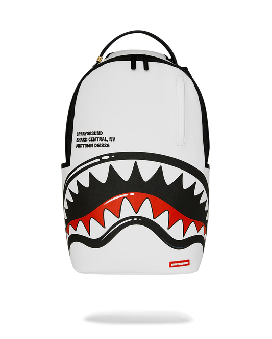 Shark Central Bubble Shark (Wht) Backpack - Black Original