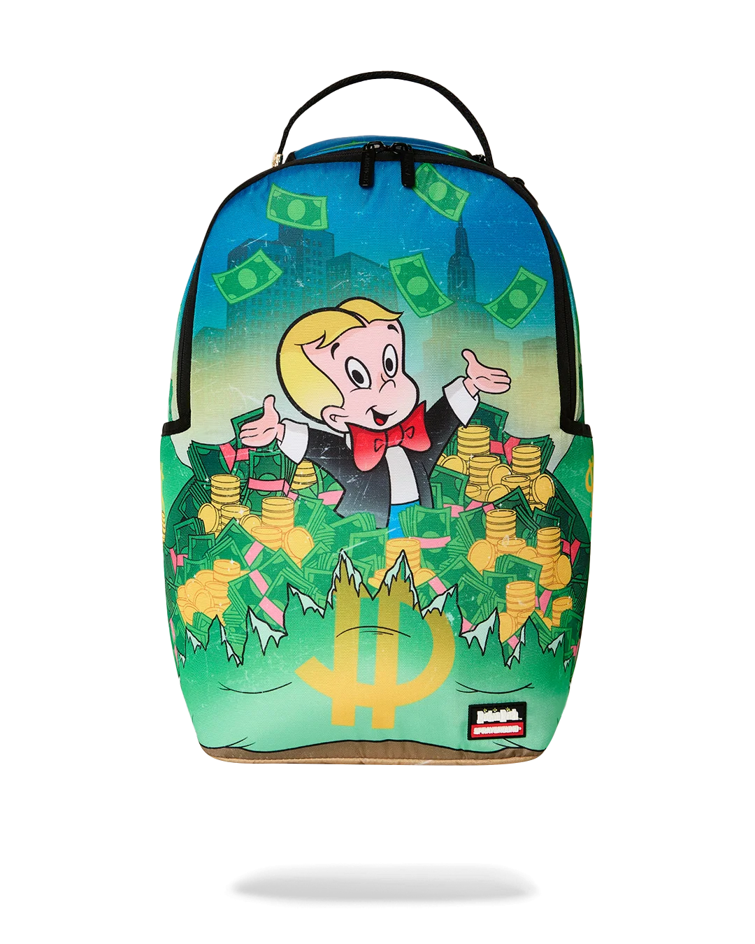 Richie Rich Shark Stacks Backpack - Black Original