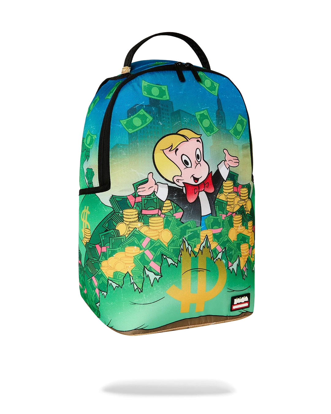 Richie Rich Shark Stacks Backpack - Black Original