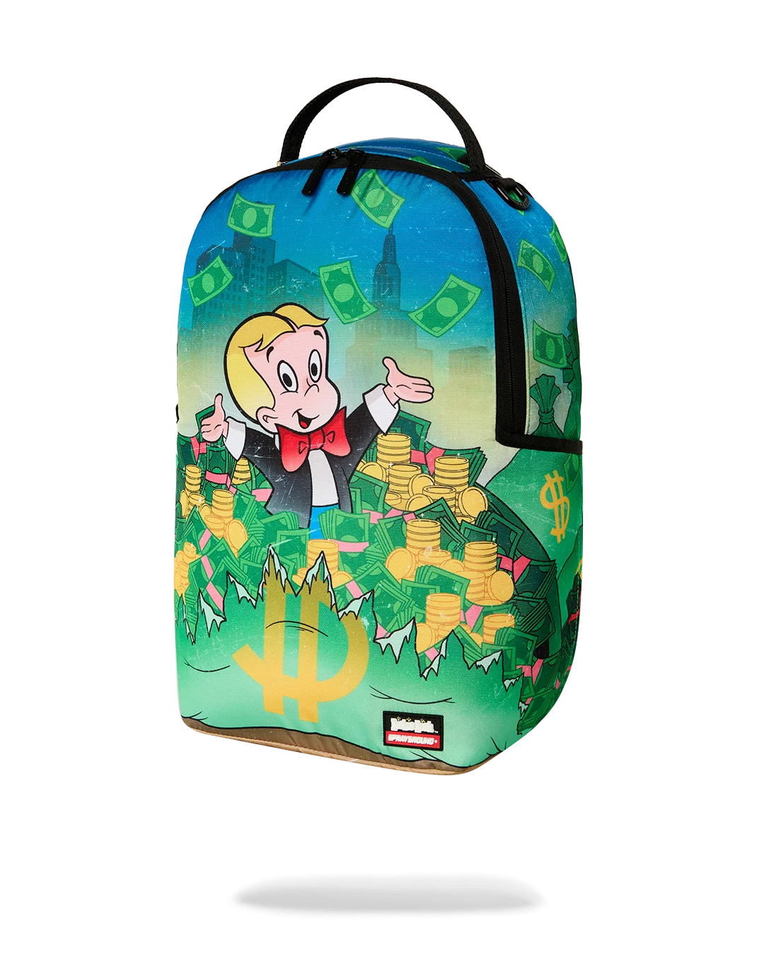 Richie Rich Shark Stacks Backpack - Black Original