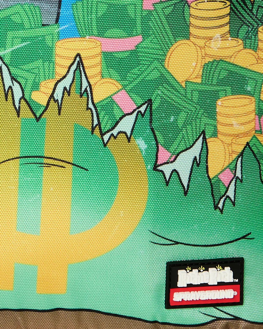 Richie Rich Shark Stacks Backpack - Black Original