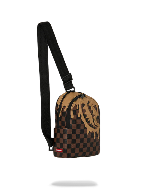 Designer Drip Effect Backpack - Black Original
