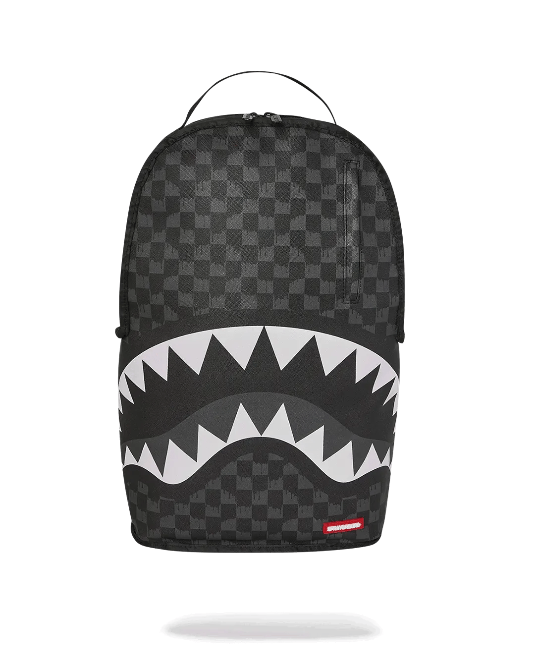 Reverse Mode Purple Velour To Black Check Backpack