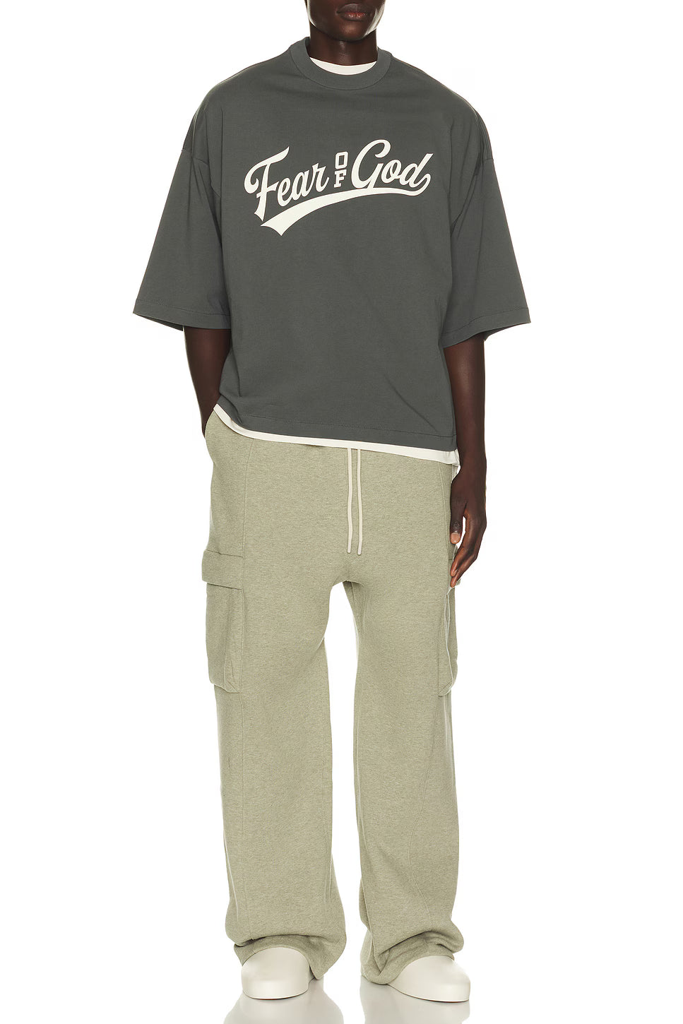 Fear of God ESSENTIALS Camiseta - Black Original