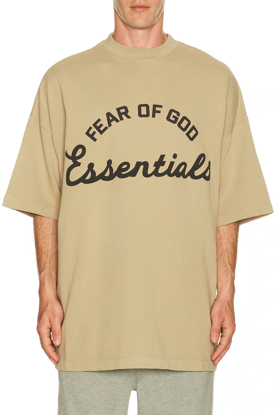 Fear Of God Essentials Oversize Camiseta - Black Original