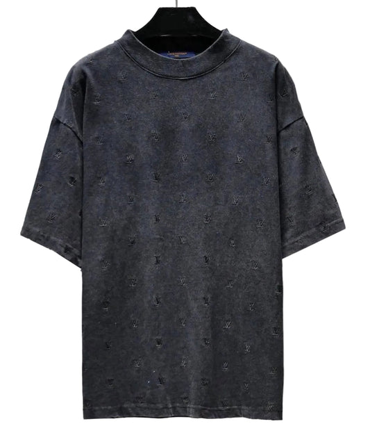 Camiseta lavada con Monograma - Black Original