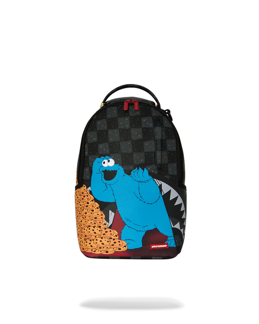 Sesame Street Cookie Monster Backpack - Black Original