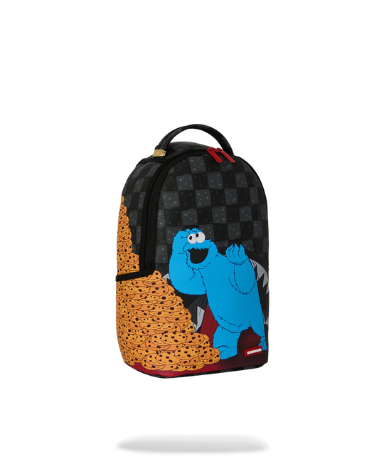 Sesame Street Cookie Monster Backpack - Black Original