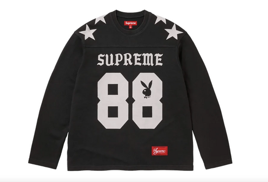 Playboy L/S Football Top SS26 Black