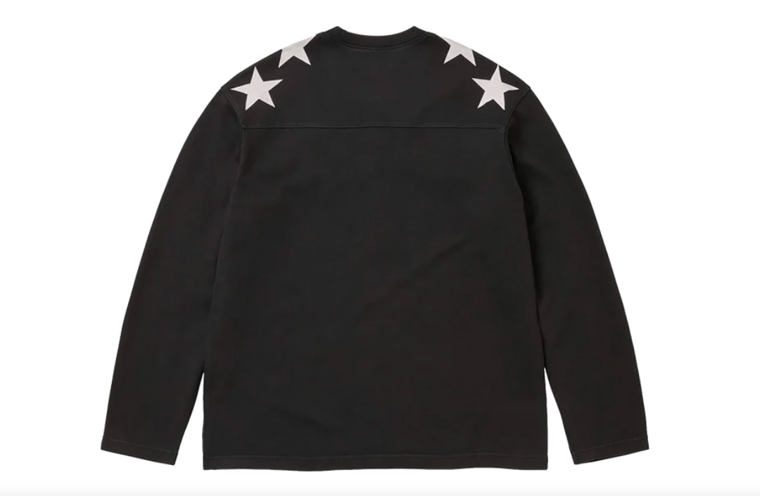 Playboy L/S Football Top SS26 Black