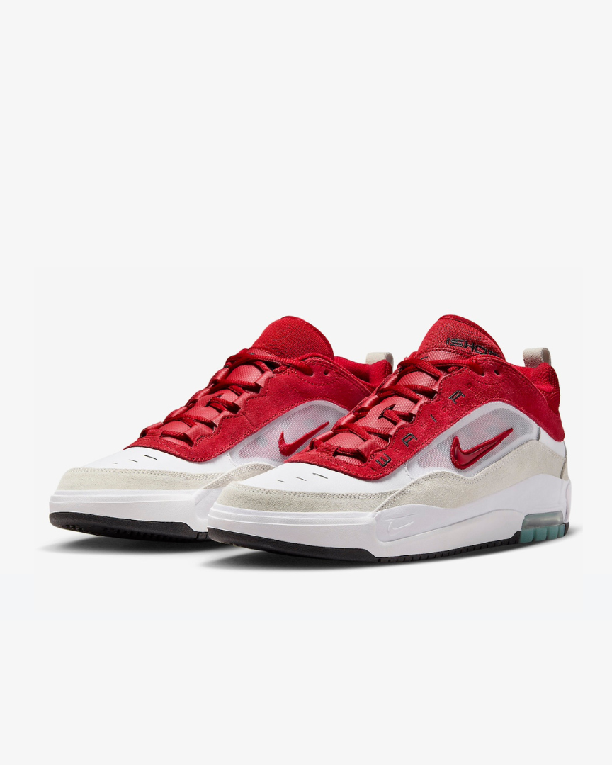 Tenis Nike SB Air Max Ishod Wair 2 White Varsity Red - Black Original
