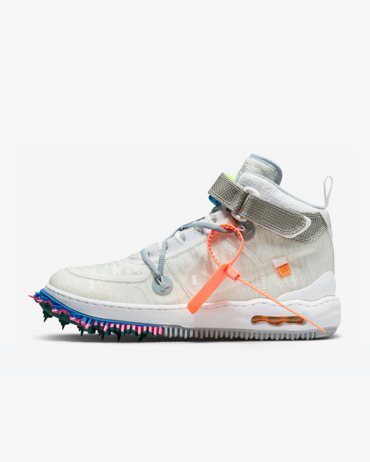 Tenis Nike Air Force 1 Mid Off-White White - Black Original