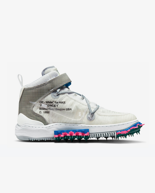Tenis Nike Air Force 1 Mid Off-White White - Black Original