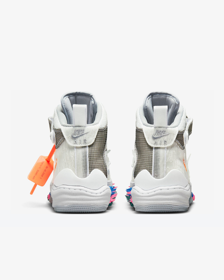 Tenis Nike Air Force 1 Mid Off-White White - Black Original