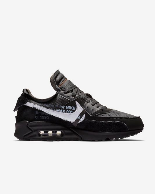 Tenis Nike Air Max 90 Off-White Black - Black Original