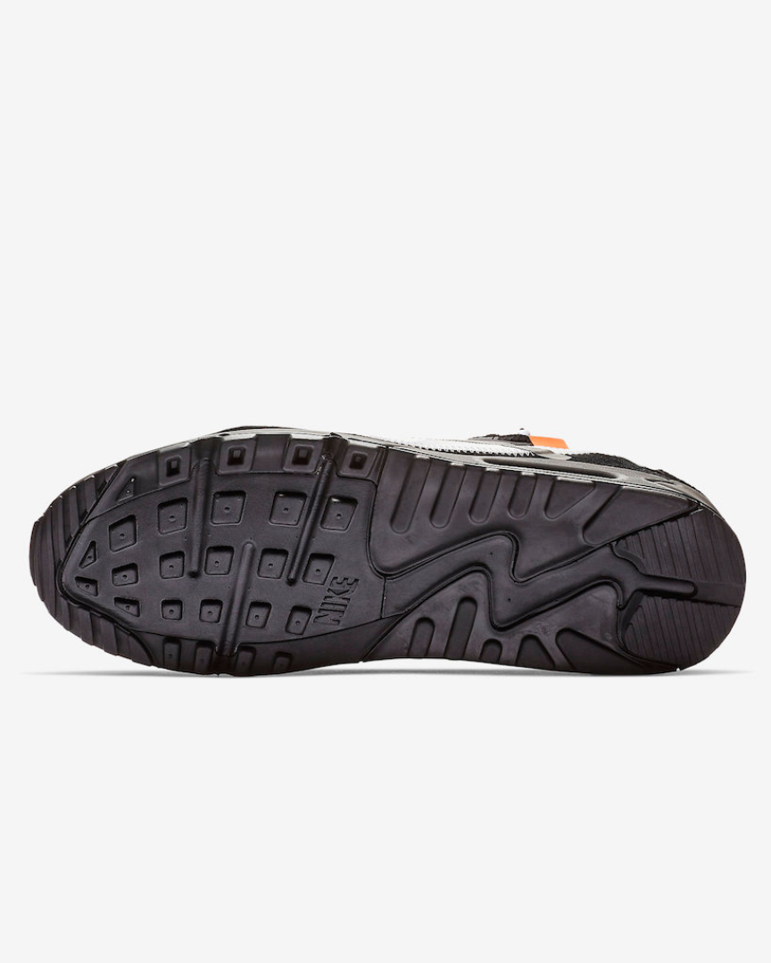 Tenis Nike Air Max 90 Off-White Black - Black Original