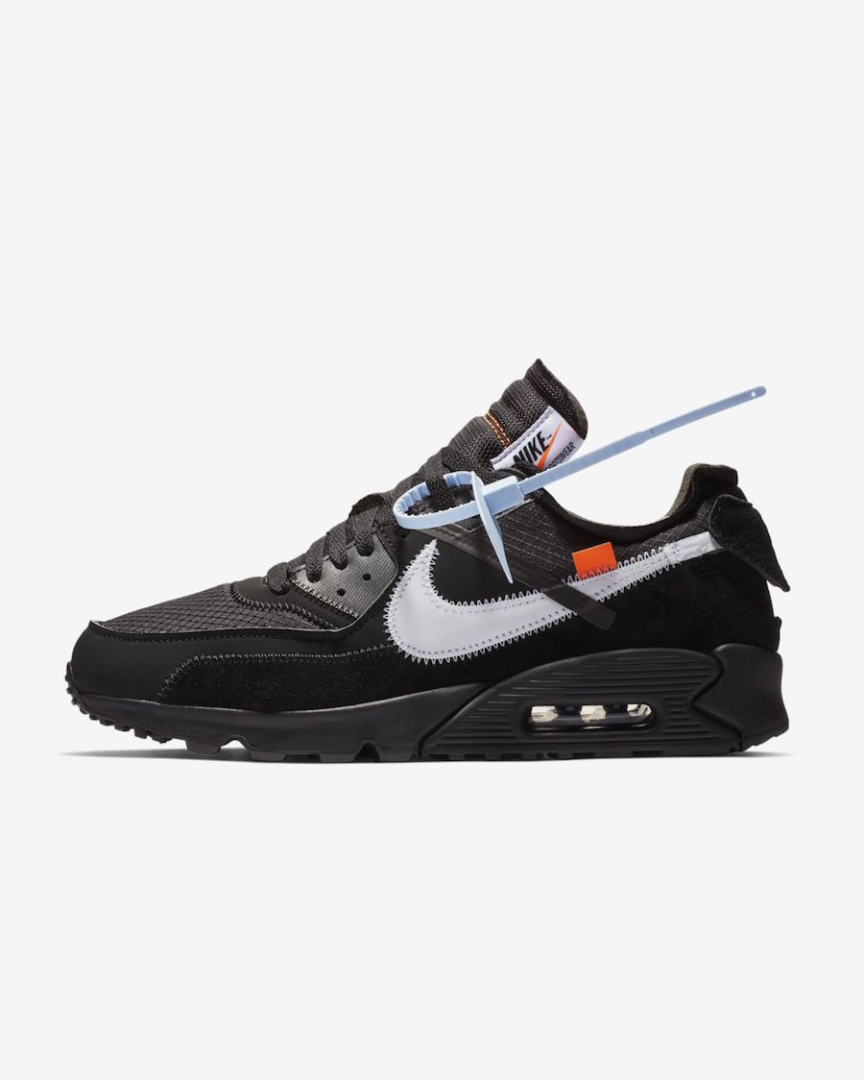 Tenis Nike Air Max 90 Off-White Black - Black Original