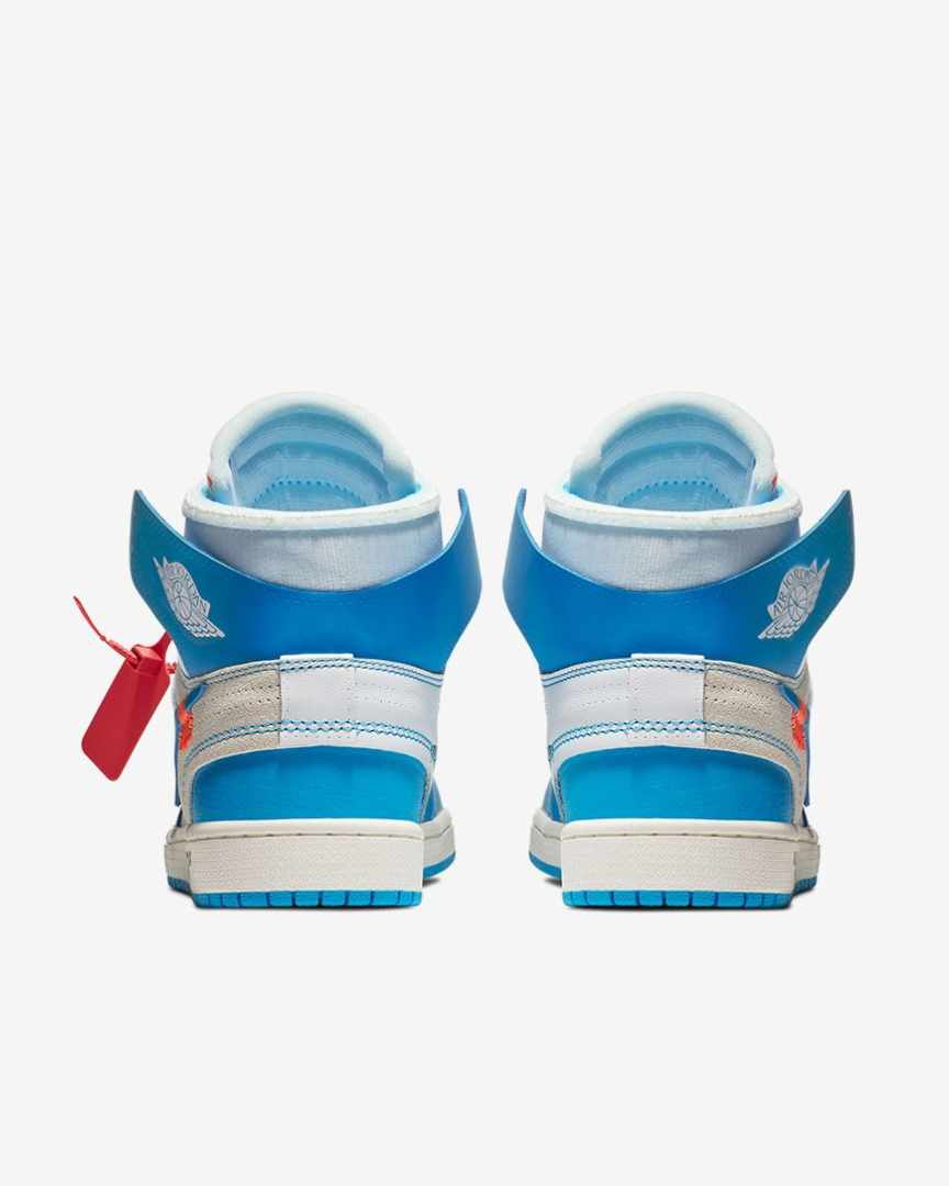 Tenis Nike Off White X Jordan 1 Retro High OG UNC - Black Original