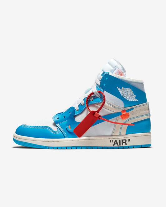 Tenis Nike Off White X Jordan 1 Retro High OG UNC - Black Original