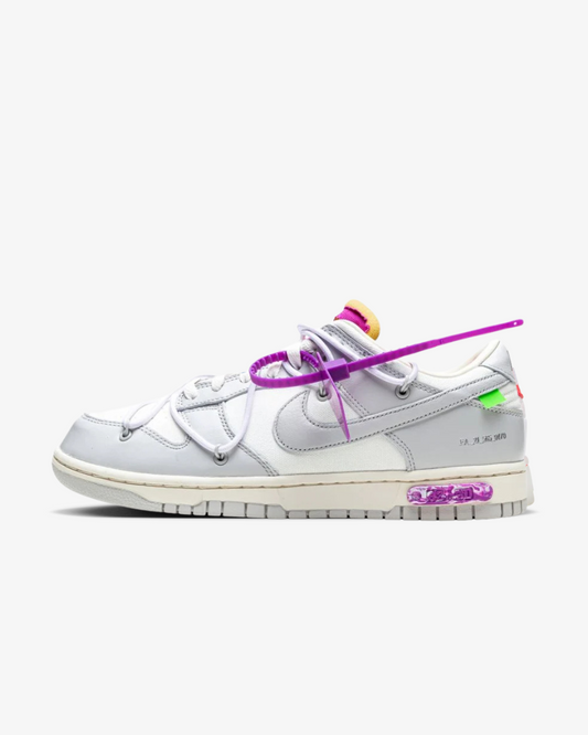 Tenis Nike Off White X Dunk Low Lot 03 Of 50 - Black Original