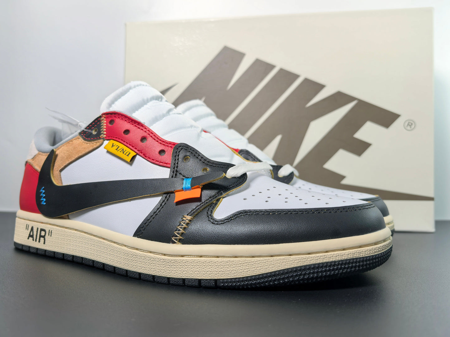 Custom Air Jordan 1 x OFF-White Sneakers - Unique Style and Comfort - Luxuryurbanwear