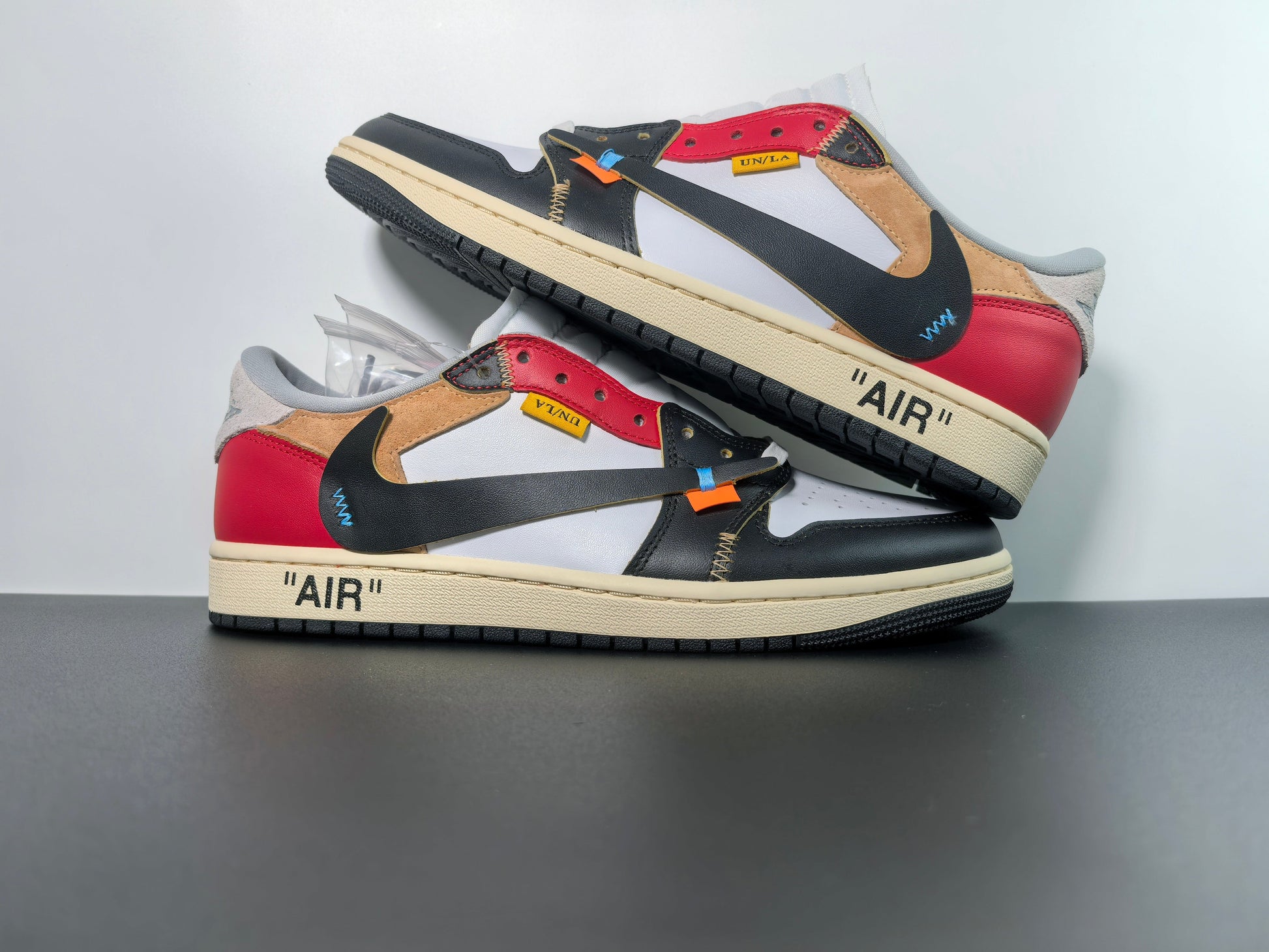 Custom Air Jordan 1 x OFF-White Sneakers - Unique Style and Comfort - Luxuryurbanwear